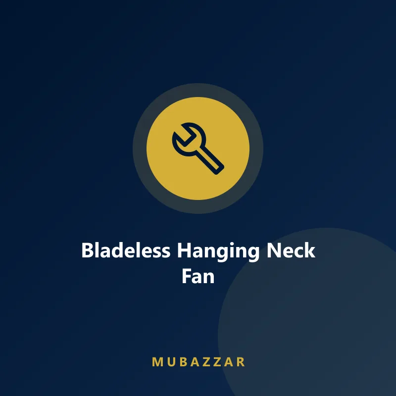 Bladeless neck fan