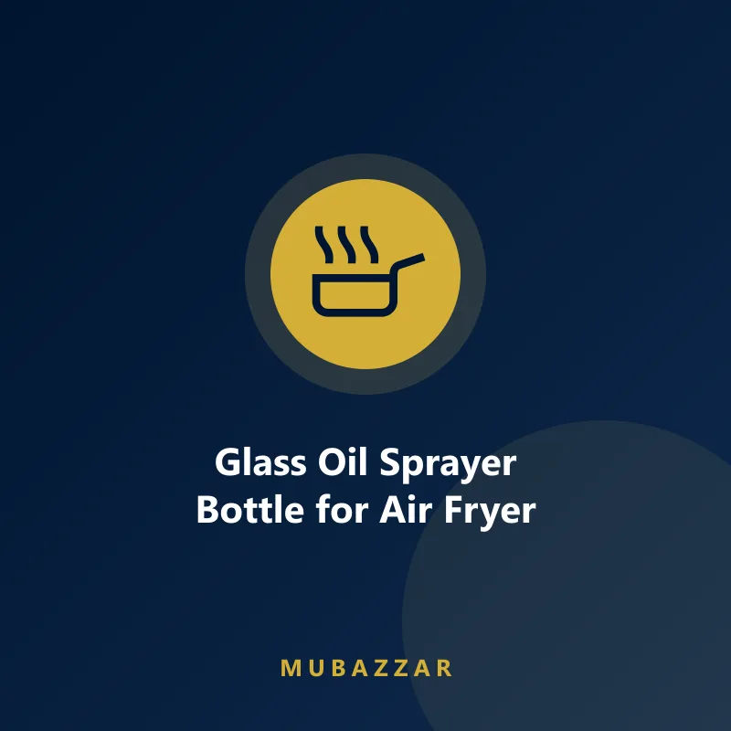 Glass oil sprayer bottle