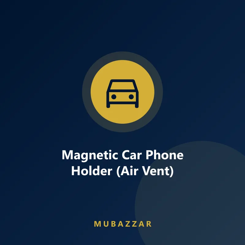 Magnetic air vent phone holder