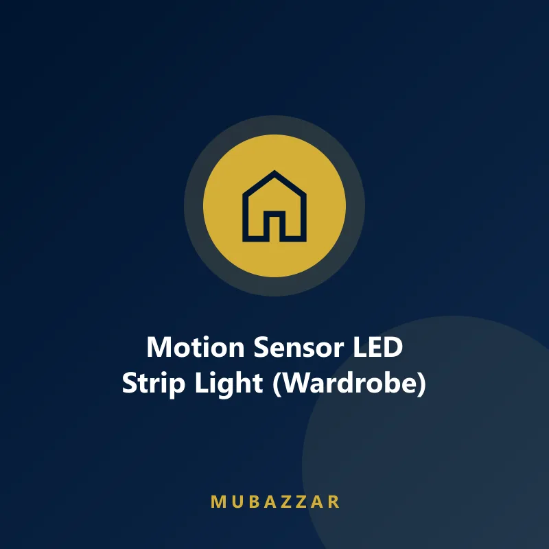 Motion sensor LED strip light